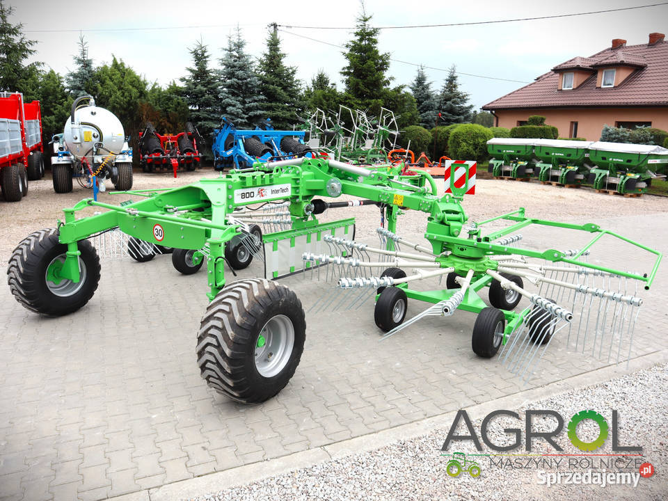 Zgrabiarka 8m ZKD800 Inter tech ZKP800 Pronar mazowieckie Wróblewo