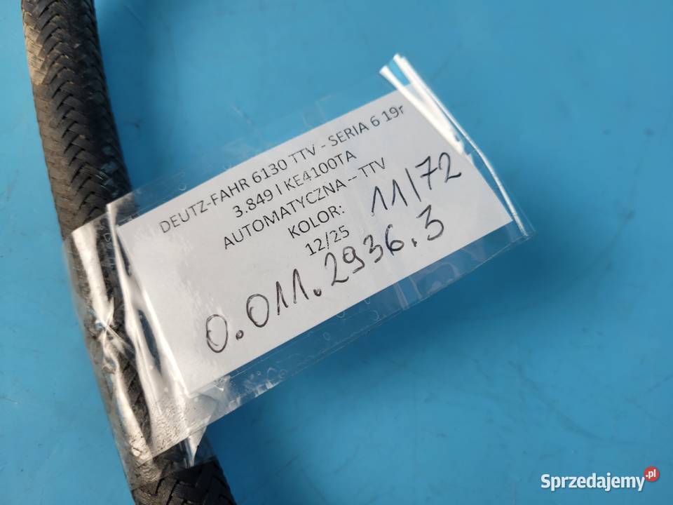 DEUTZFAHR 6130 TTV RURA PRZEWÓD HYDRUALICZNY
