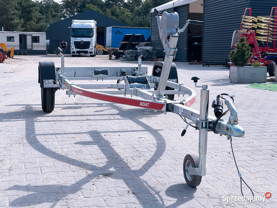 Przyczepa podłodziowa TEMARED B60018 podpory 604kg Świnoujście