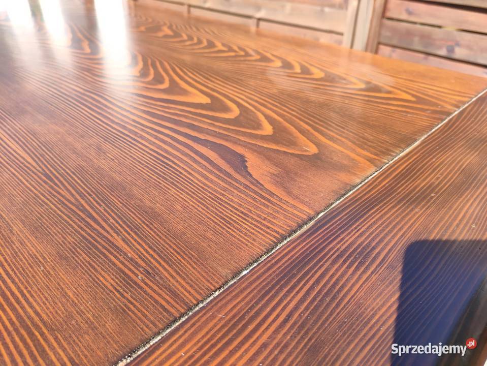 Drewniany stół 160x80 do jadalni kuchni vintage Warszawa