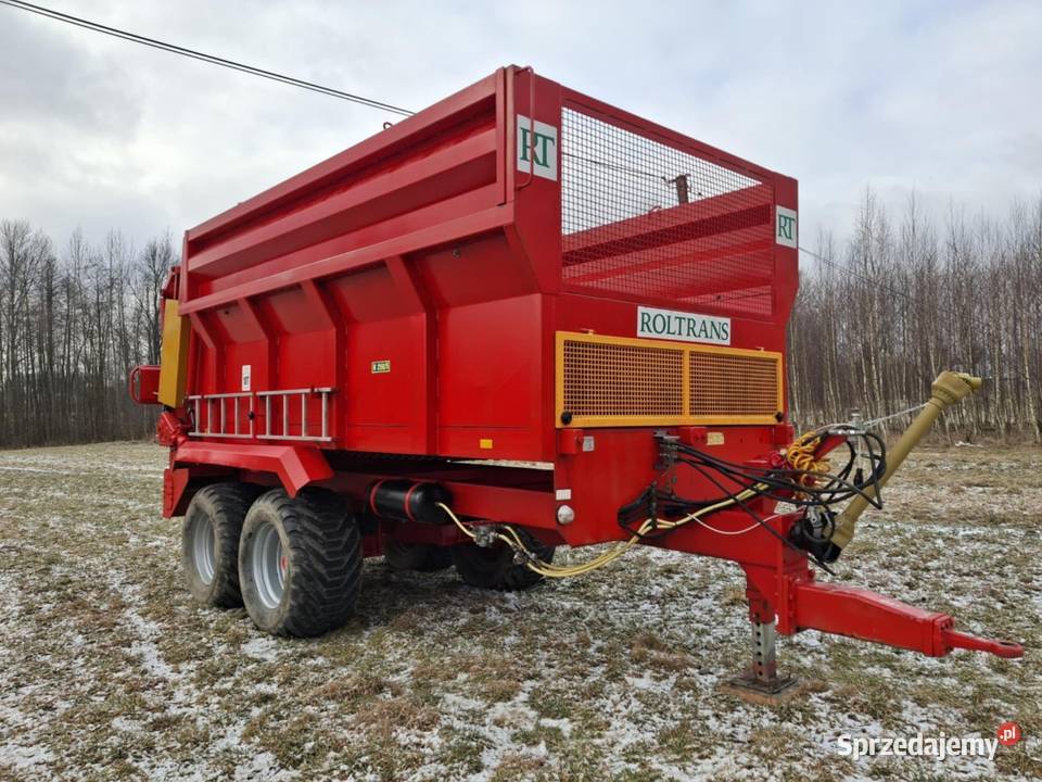 Rozrzutnik obornika Roltrans 10t Klapa Talerze Dąbrowa Tarnowska