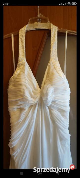 Zjawiskowa Długa Sukienka Wieczorowa Patrizia