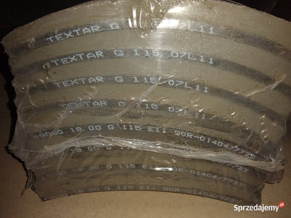 Okładziny szczęk hamulcowych WVA 19090 410x1738 Mogilno sprzedam