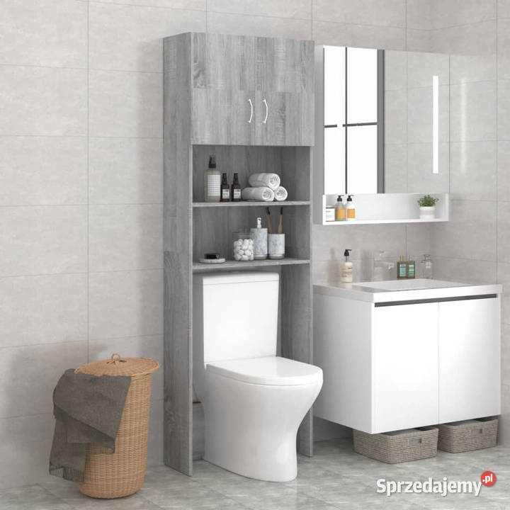 Szafka na pralkę szary dąb sonoma 64x255x190 sprzedam