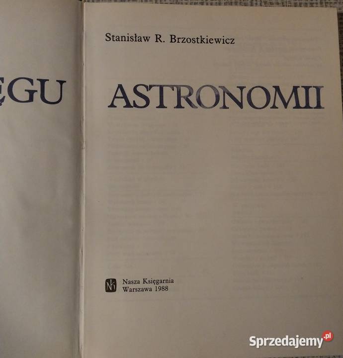 W kręgu Astronomii Brzostkiewicz ilustrowana twarda