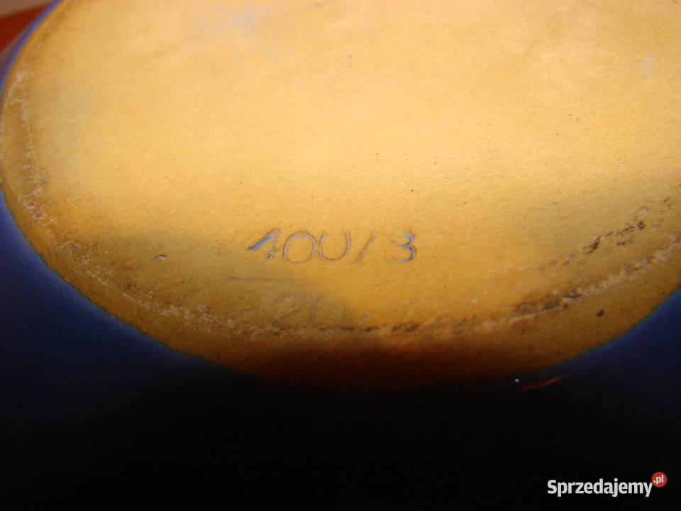 stary niemiecki ceramiczny rondel Pruszcz Gdański