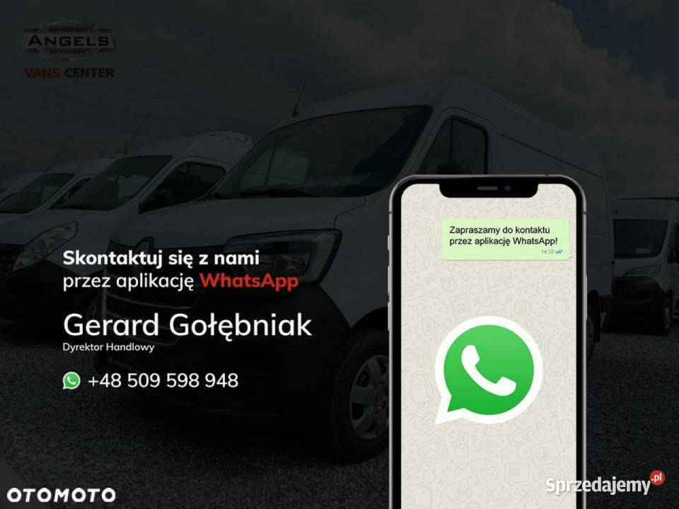 Renault Master L3H2 23 150 Blaszak 2023r Stan komputer pokładowy Jarocin sprzedam