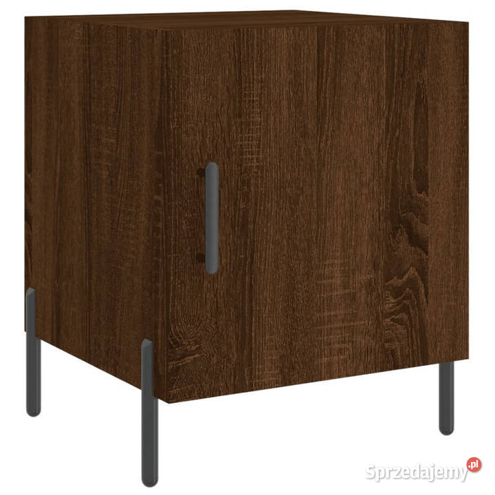 Szafki nocne 2 brązowy dąb 40x40x50 WM827595 Warszawa