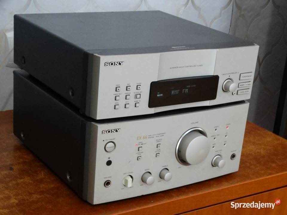 Wzmacniacz i tuner Sony MHCEX66 sprawna WYSYŁKA Wzmacniacze i pokrewne Jasło sprzedam