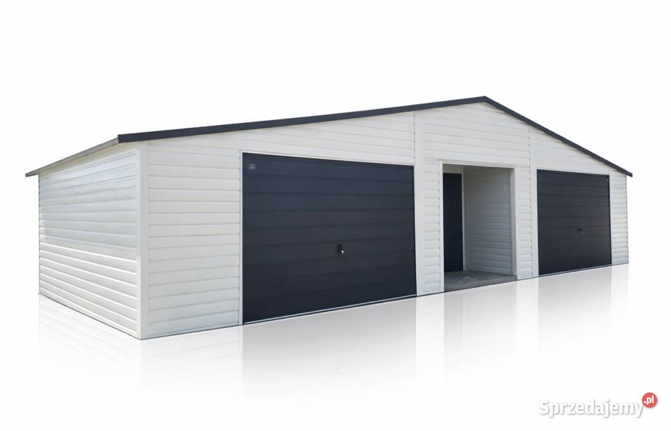 Garaż Blaszany z pomieszczeniem gospodarczym
