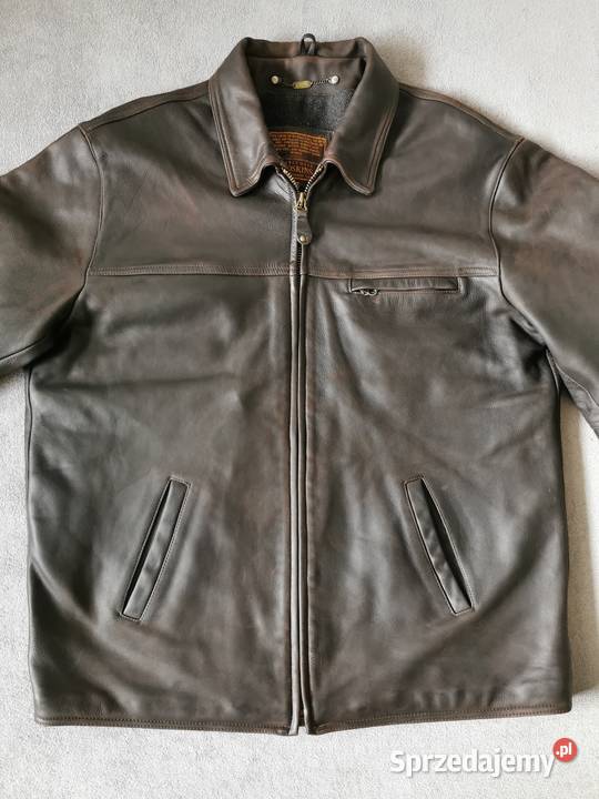 REDSKINS Oryginalna kurtka skórzana XXXL JEDYNA Łódź