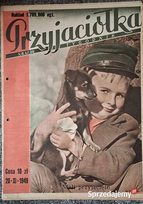 Stare gazety Przyjaciółka 1949 r sprzedam