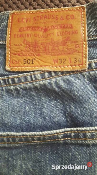Spodnie LEVIS 501 3234 KLASYCZNE proste Warszawa sprzedam