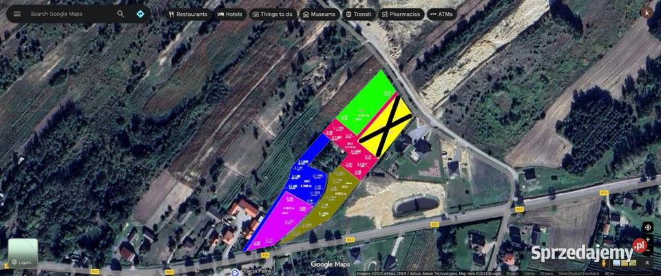 Działki budowlane 3200m2 Przytyki