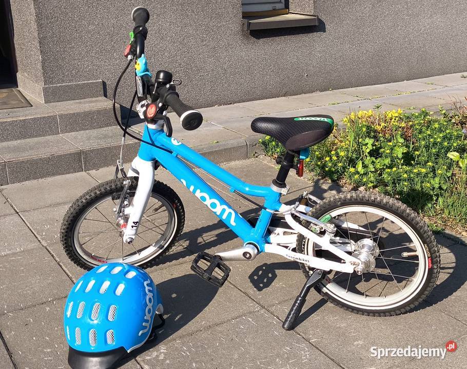 Rowerek WOOM 2 niebieski Stan KASK i Akcesoria niebieski Rowerki Kłodzko