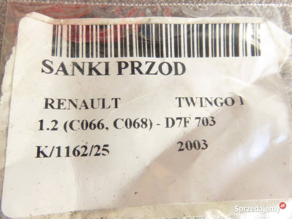 SANKI PRZÓD RENAULT TWINGO I 12 C066 C068 D7F