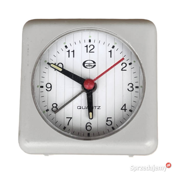 Mały szary budzik elektryczny Elite Niemcy lata mazowieckie Warszawa