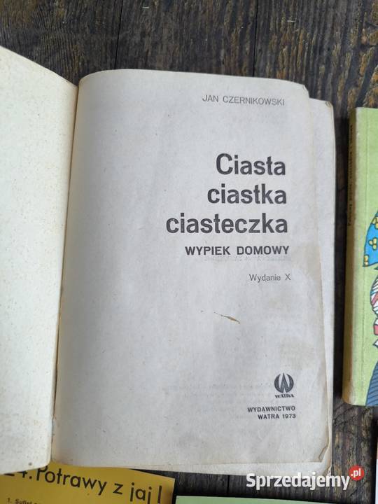 Ciasta ciastka ciasteczka 1972 przepisy z Radomsko sprzedam