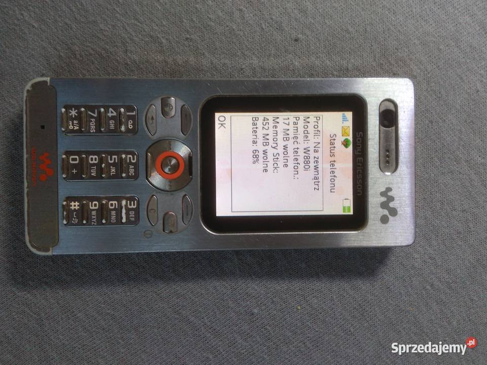 sony ericsson w880i w880 telefon 880 unikat świętokrzyskie Sandomierz