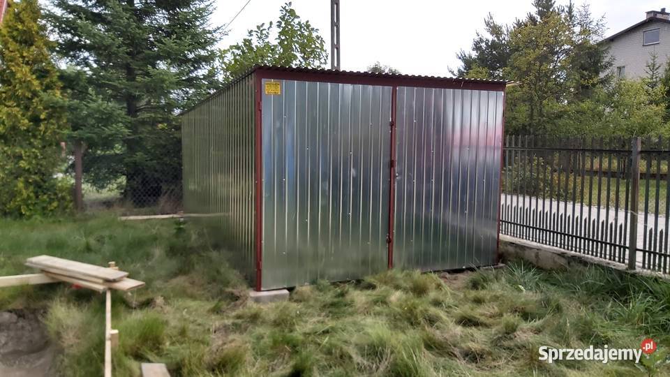 GARAŻ BLASZANY GARAŻE BLASZANE BLASZAK BLASZAKI Grójec sprzedam