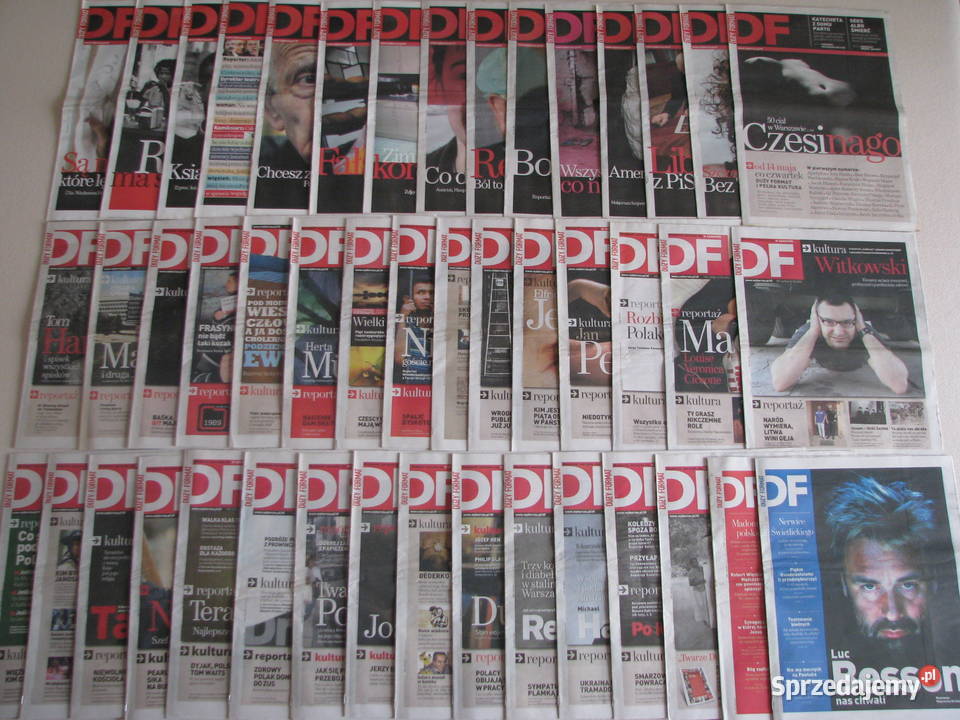 DF Duży Format tygodnik Gazety Wyborczej z roku