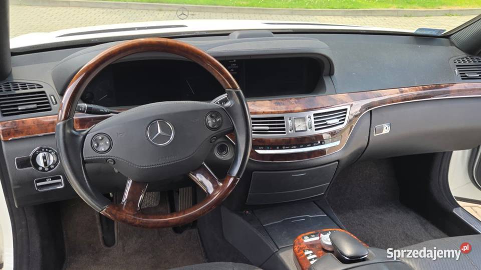 Mercedes S 500L Japonia 4 lata u mnie odtwarzacz DVD Motoryzacja śląskie Ruda Śląska