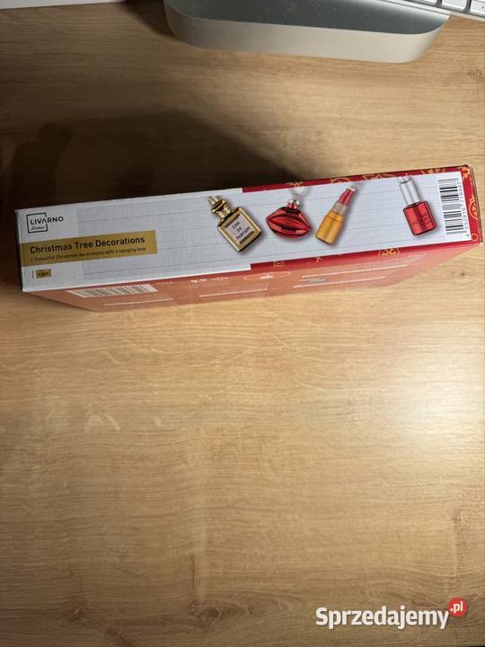 Zestaw 4 bombek choinkowych Szkło 4 ozdoby wielokolorowy Warszawa sprzedam