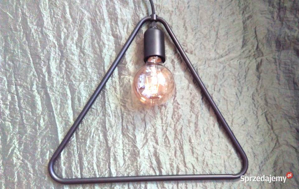 Lampa czarna Wisząca duży gwint Sufitowa metal Białystok sprzedam