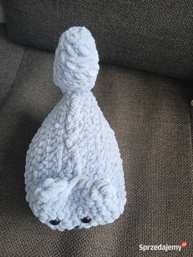 Niebieski pluszowy kotek Warszawa