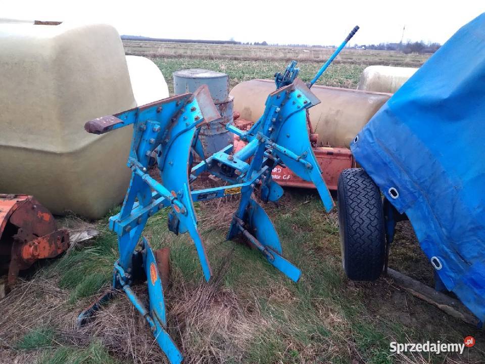 Pług Lemken dwu skibowy obrotowy mechanicznie Pługi lubelskie Aleksandrów