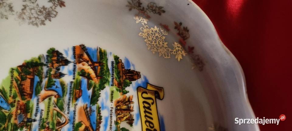 Miska kolekcjonerska zabytki Sauerland porcelana Wrocław