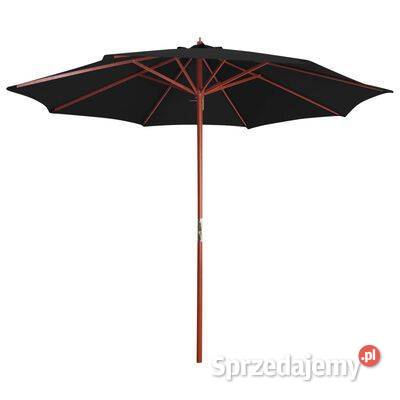 vidaXL Parasol ogrodowy na drewnianym słupku Warszawa sprzedam