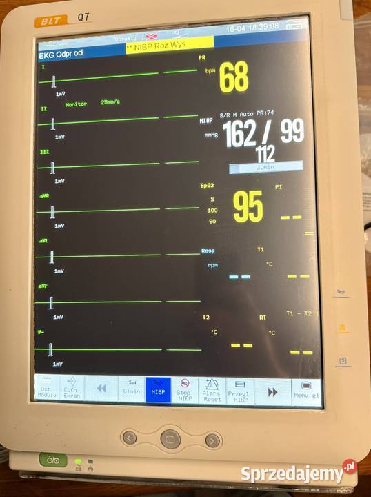 Kardiomonitor Biolight Q7 BLT Sprawny