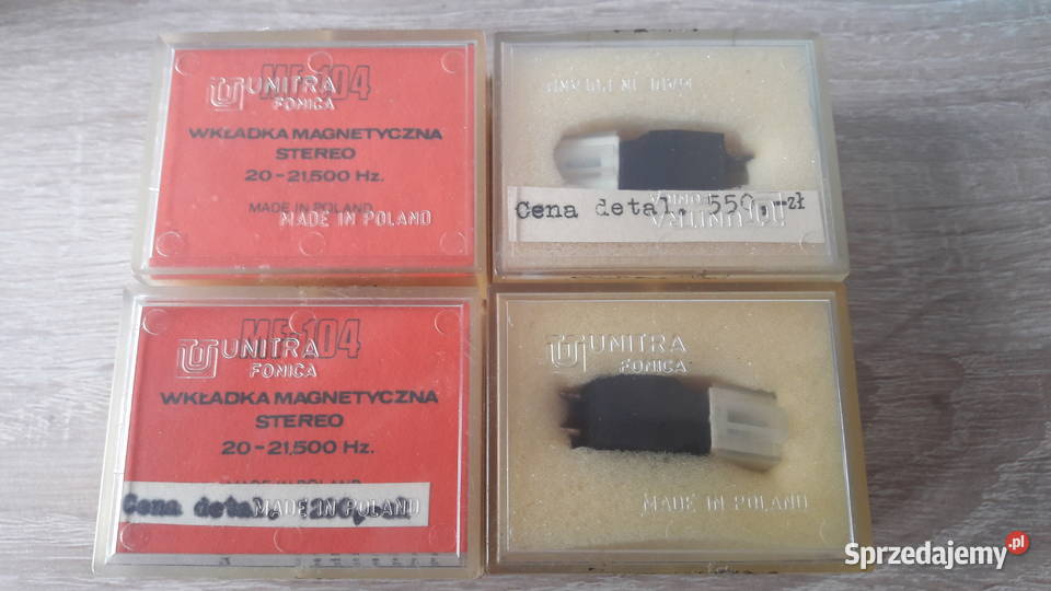 wkładka stereo z igłą MF 104 i MF 100 do Gramofony Ostrołęka sprzedam
