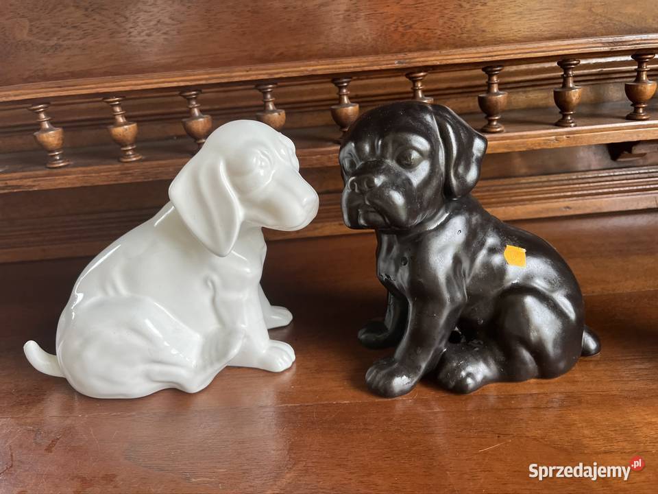 Figurka szczeniaka doga Z lat 60 XX wieku Gdańsk