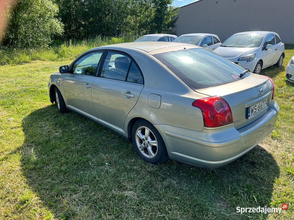 Krajowa Toyota Avensis 16 Z GAZEM manualna Sokołów Podlaski