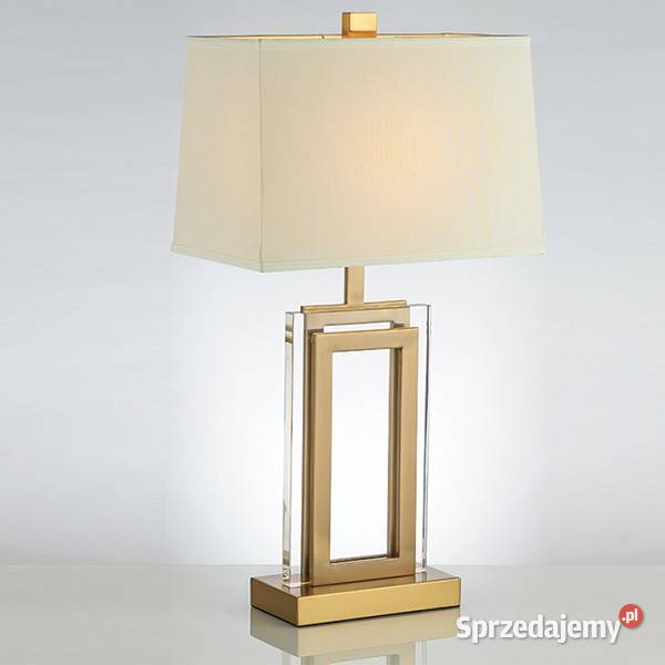 Lampa stołowa glamour luksusowa nowoczesna art Warszawa