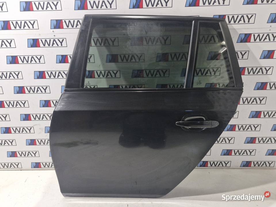 BMW E61 DRZWI TYŁ TYLNIE LEWE 475 BLACK dolnośląskie