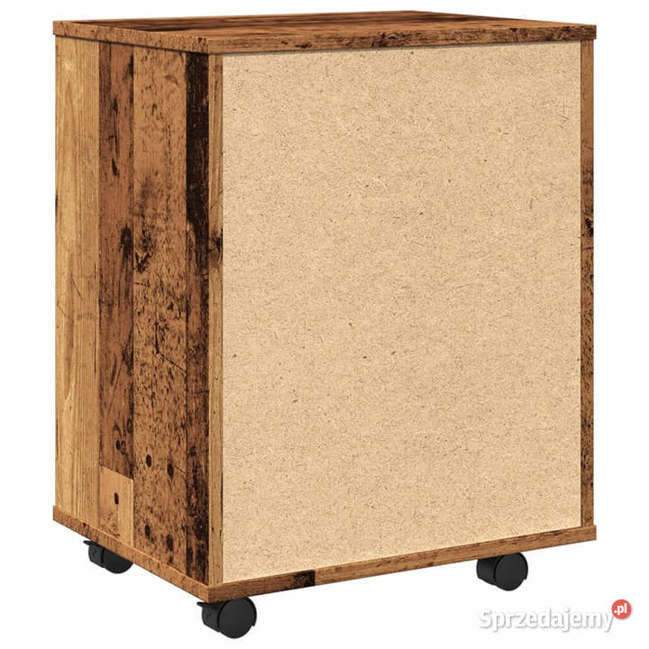 Szafka na kółkach stare drewno 46x36x59 WM856660 Warszawa