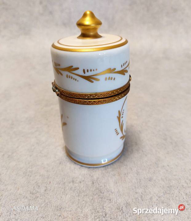 LIMOGES Napoleon Puzdro Słoiczek kosmetyczny Dobrzany