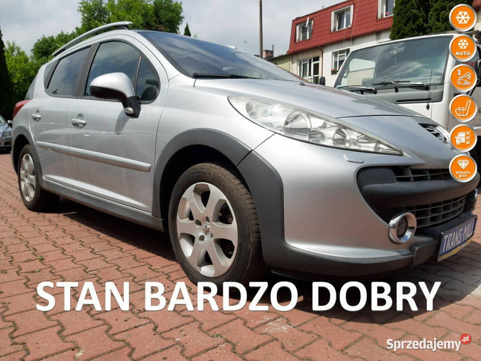 Peugeot 207 SW Oryginalna Wersja OUTDOOR Skóra światła przeciwmgielne lubelskie