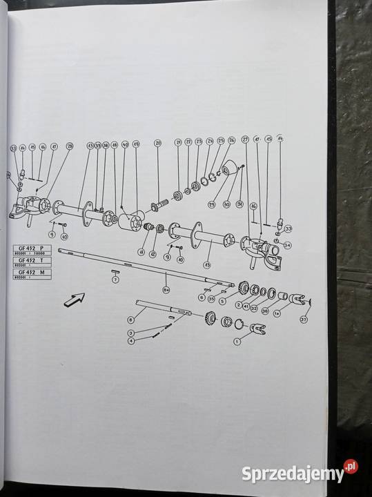 Przetrząsarka KUHN Model GF452 M