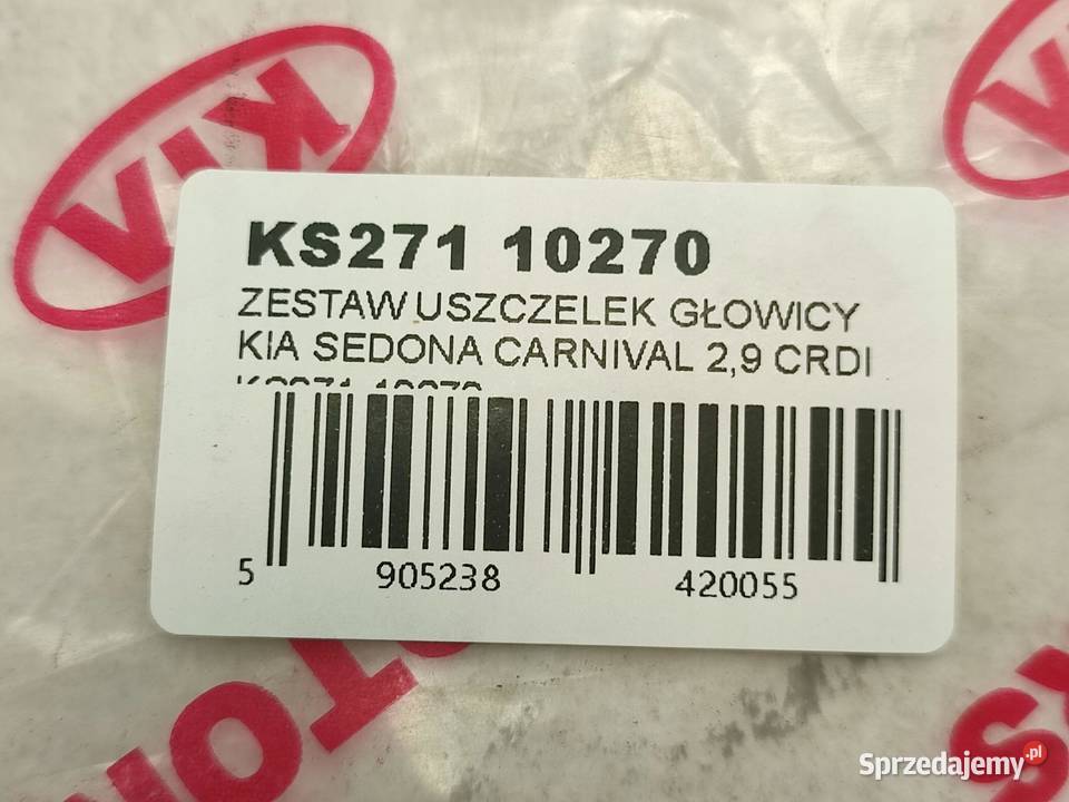 ZESTAW USZCZELEK GŁOWICY KIA CARNIVAL III 29 osobowe sprzedam