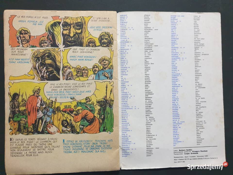 O Piaście Kołodzieju Piast le Charron Grzegorz Rok wydania 1980 Gdynia sprzedam