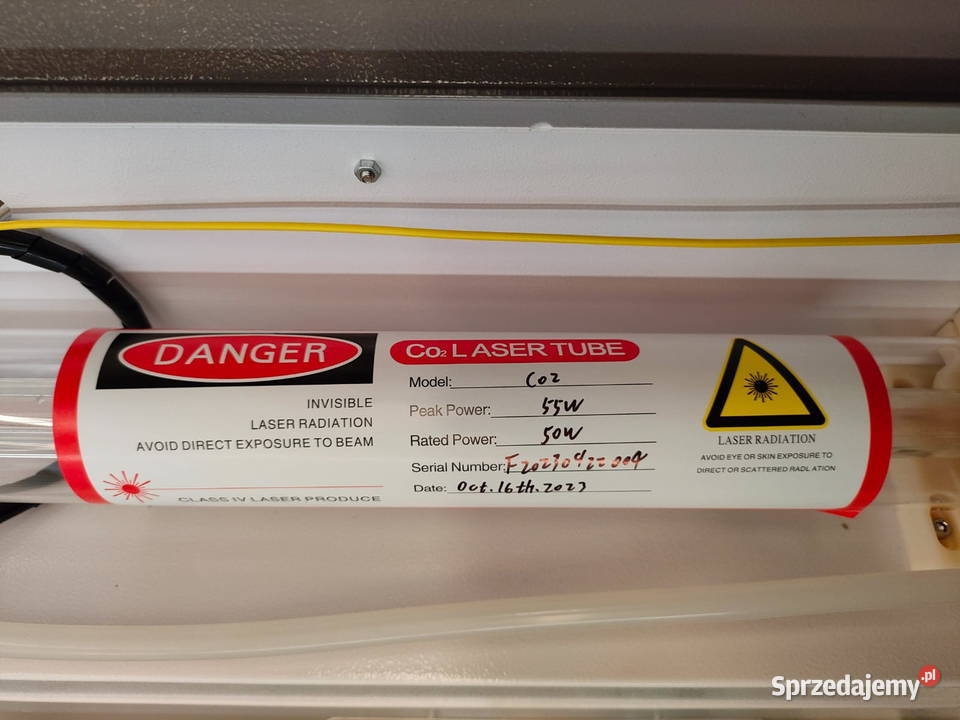 ploter laserowy laser co2 40x40 50w elektryczny śląskie Czechowice-Dziedzice