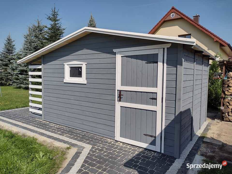 Domek ogrodowy narzędziowy 4x3 z drewutnią 06m Polkowice sprzedam