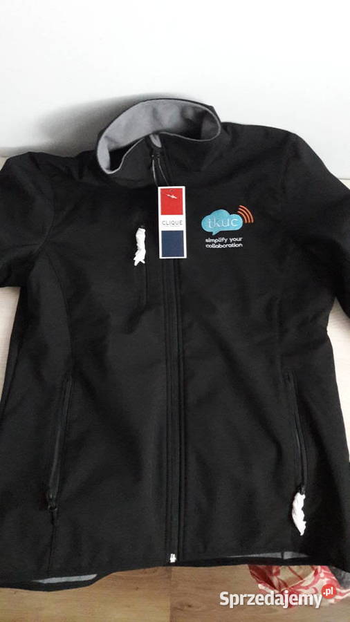 Bluza ocieplana czarna Clique nowa Kurtki i płaszcze Głuchołazy