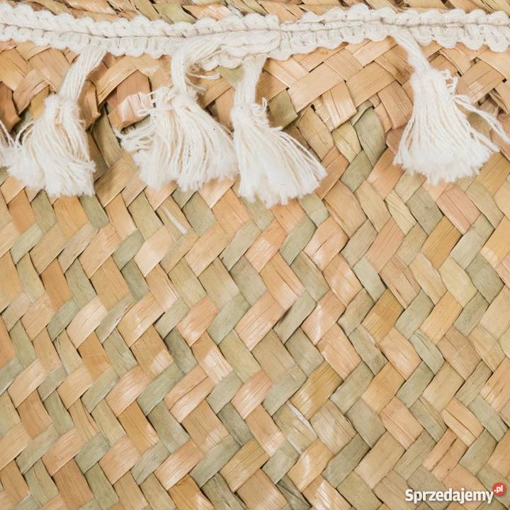 Kosz koszyk pleciony z trawy morskiej ETNO mazowieckie Kanie