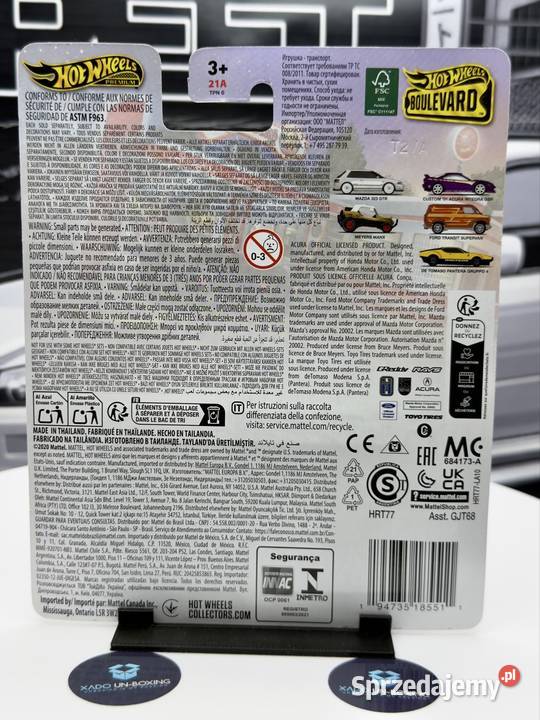 Hot Wheels Boulevard Custom 01 Acura Integra GSR Wrocław