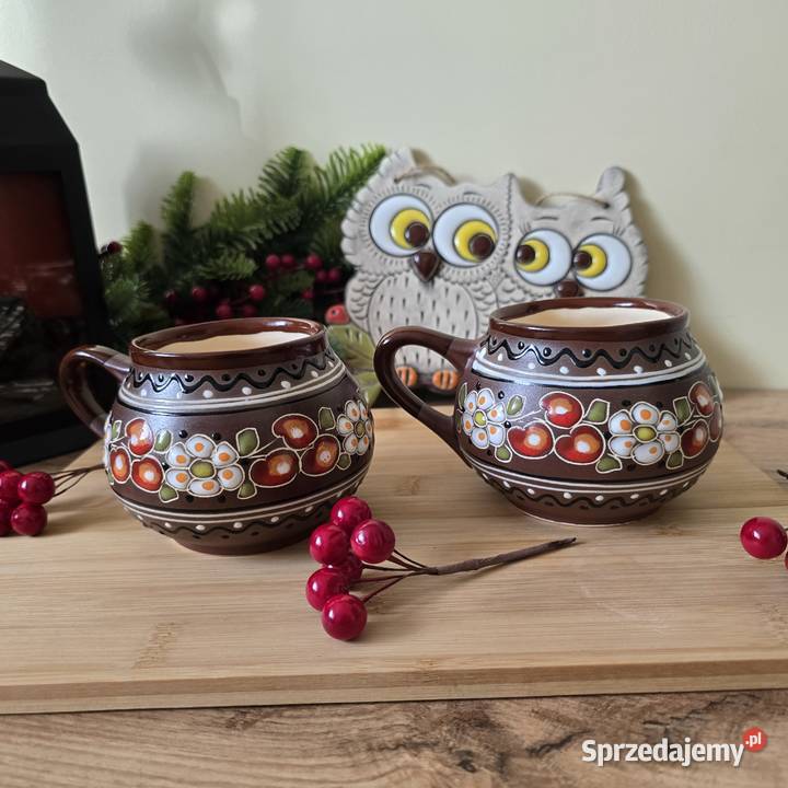 Ekskluzywne Ręcznie Malowane Kubki Ceramiczne 2 Bydgoszcz